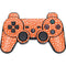 Orange Spots PS3 Dual Shock wireless controller Skin