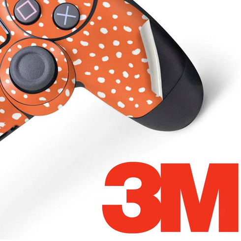 Orange Spots PS4 Controller Skin