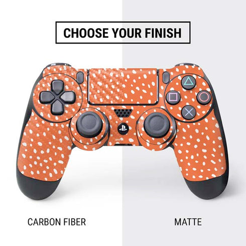 Orange Spots PS4 Pro/Slim Controller Skin