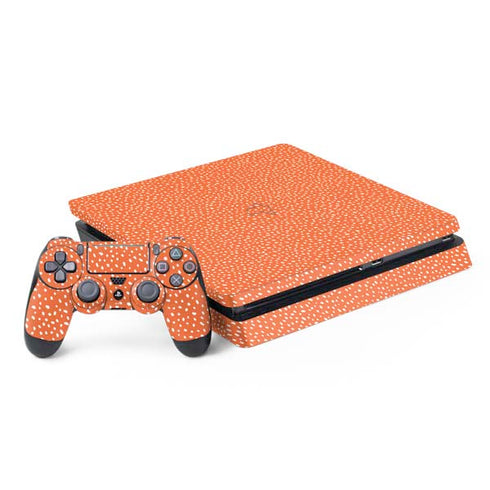 Orange Spots PS4 Slim Bundle Skin