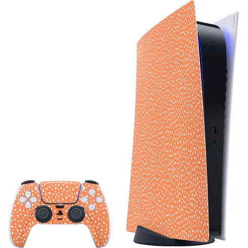 Orange Spots PS5 Digital Edition Bundle Skin