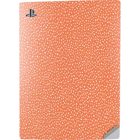 Orange Spots PS5 Digital Edition Console Skin