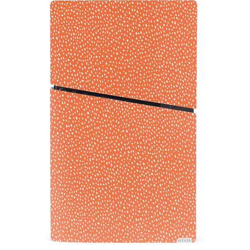 Orange Spots PS5 Slim Digital Edition Bundle Skin