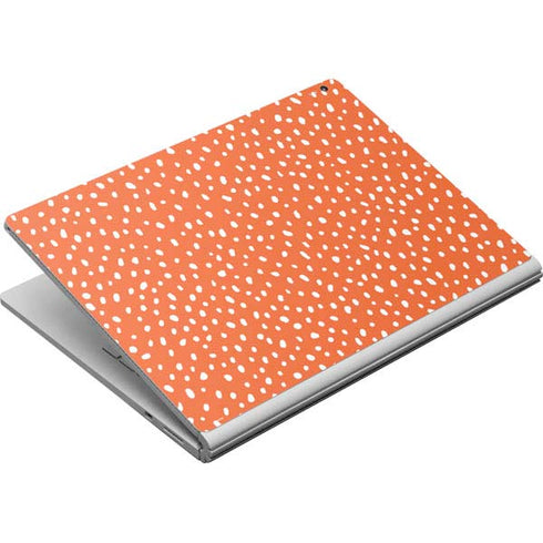 Orange Spots Surface Book Skin