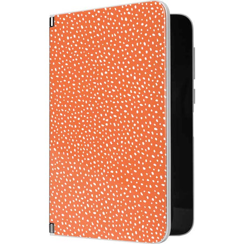 Orange Spots Surface Duo Skin
