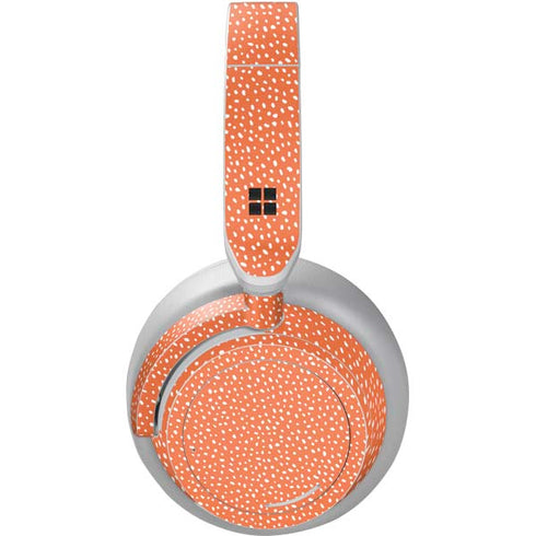 Orange Spots Surface Headphones Skin
