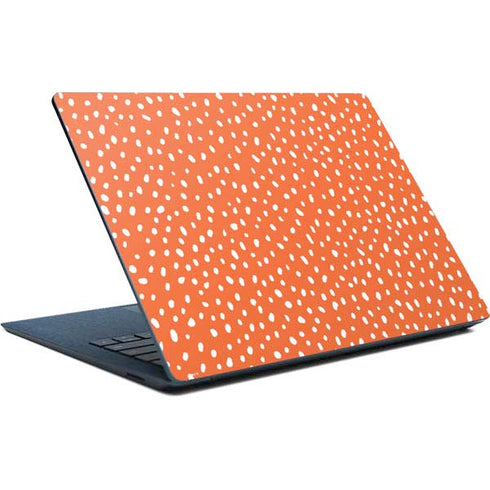 Orange Spots Surface Laptop Skin