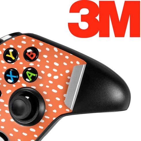 Orange Spots Xbox One S Controller Skin