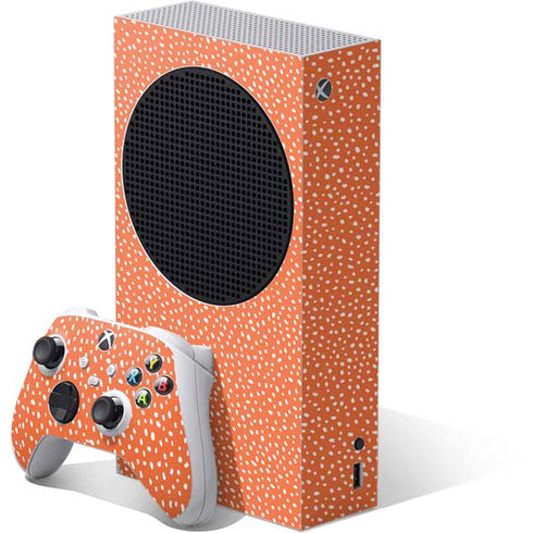 Orange Spots Xbox Series S Skins