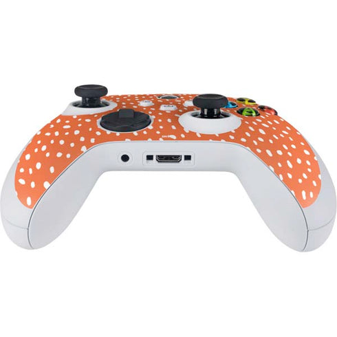 Orange Spots Xbox Series S Controller Skin