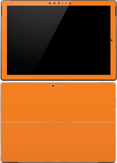 Orange Solid Surface Pro 4 Skin