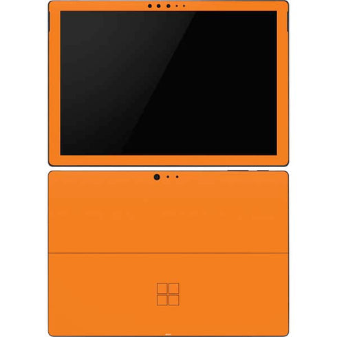 Orange Solid Surface Pro 6 Skin