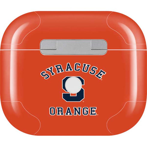 Orange Syracuse Apple AirPods (3rd Gen 2021) Skin