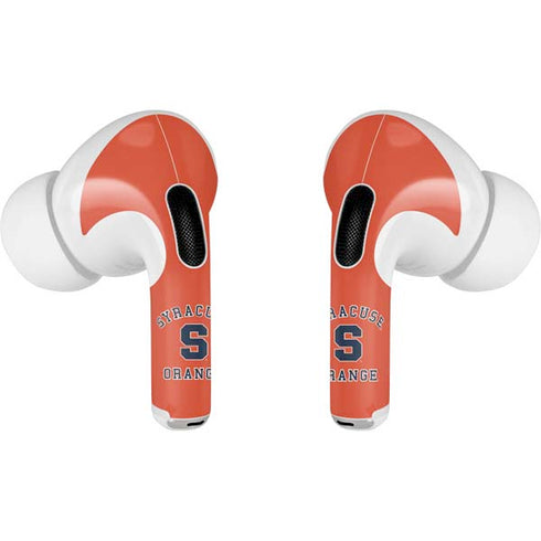 Orange Syracuse Apple AirPods Pro Skin