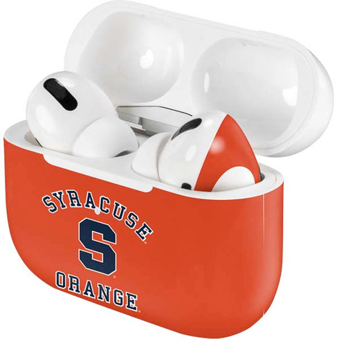 Orange Syracuse Apple AirPods Pro Skin