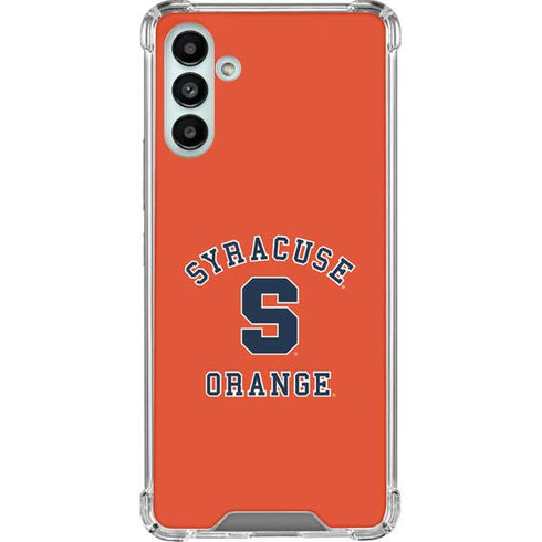 Orange Syracuse Galaxy A13 5G Clear Case