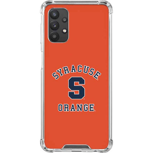 Orange Syracuse Galaxy A32 5G Clear Case