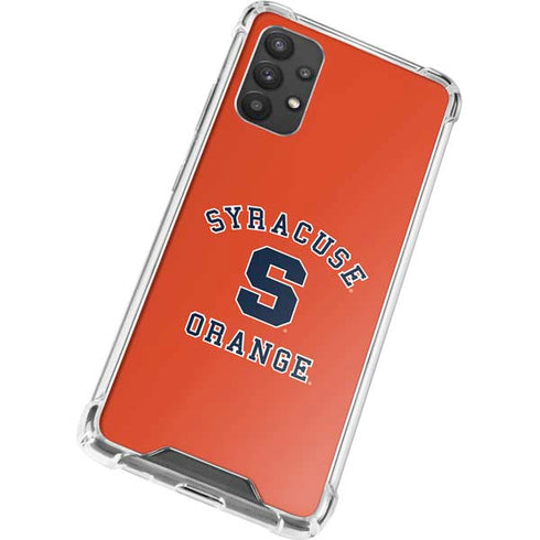 Orange Syracuse Galaxy A32 5G Clear Case