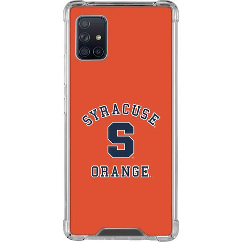 Orange Syracuse Galaxy A51 5G Clear Case