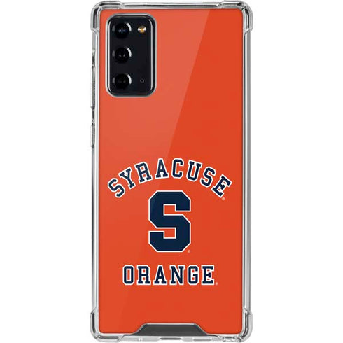 Orange Syracuse Galaxy Note20 5G Clear Case