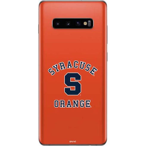Orange Syracuse Galaxy S10 Plus Skin