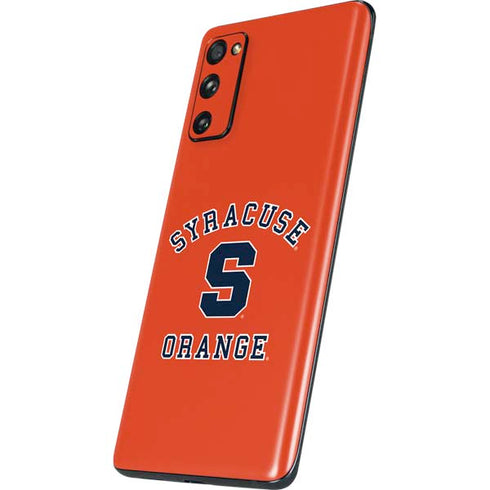 Orange Syracuse Galaxy S20 Fan Edition Skin