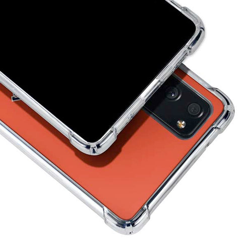 Orange Syracuse Galaxy S20 FE Clear Case