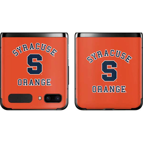 Orange Syracuse Galaxy Z Flip Skin