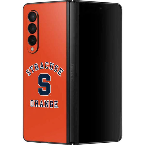 Orange Syracuse Galaxy Z Fold3 5G Skin