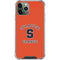 Orange Syracuse iPhone 12 Pro Clear Case