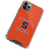 Orange Syracuse iPhone 12 Pro Clear Case