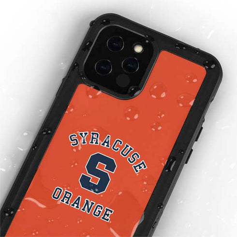 Orange Syracuse iPhone 12 Pro Max Waterproof Case