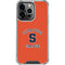 Orange Syracuse iPhone 13 Pro Clear Case