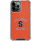 Syracuse University Orange Syracuse iPhone 15 Pro Max Clear Case
