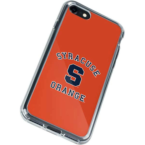 Orange Syracuse iPhone SE (2nd & 3rd Gen) Clear Case