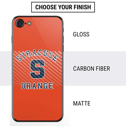 Orange Syracuse iPhone SE (2nd & 3rd Gen) Skin