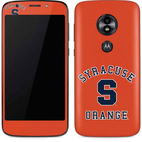 Orange Syracuse Moto E5 Play Skin