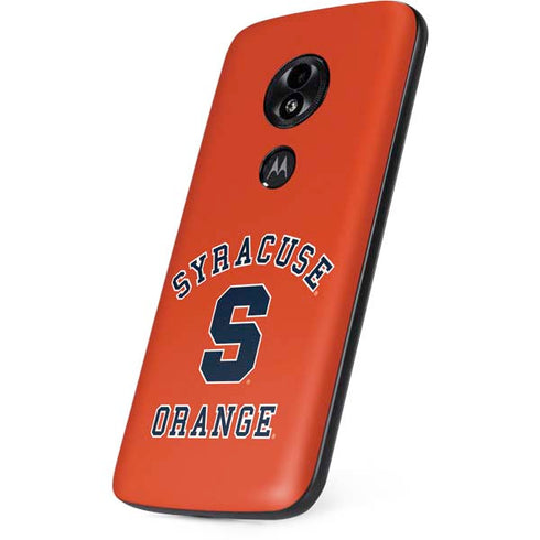 Orange Syracuse Moto E5 Play Skin