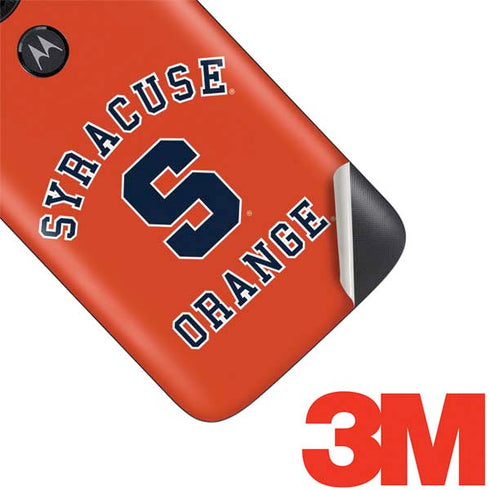 Orange Syracuse Moto E5 Play Skin