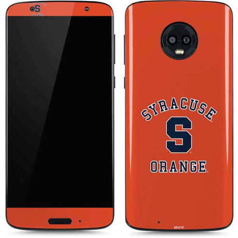 Orange Syracuse Moto G6 Skin