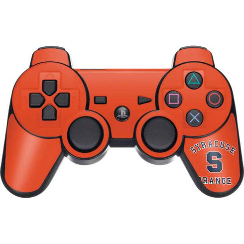 Orange Syracuse PS3 Dual Shock wireless controller Skin
