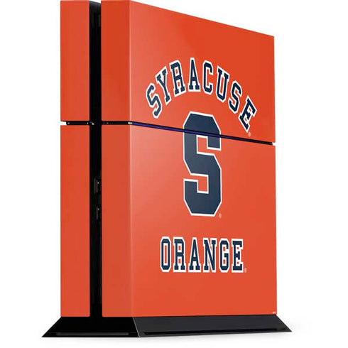 Orange Syracuse PS4 Console Skin