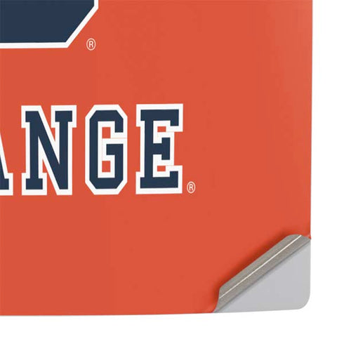 Orange Syracuse PS5 Console Skin