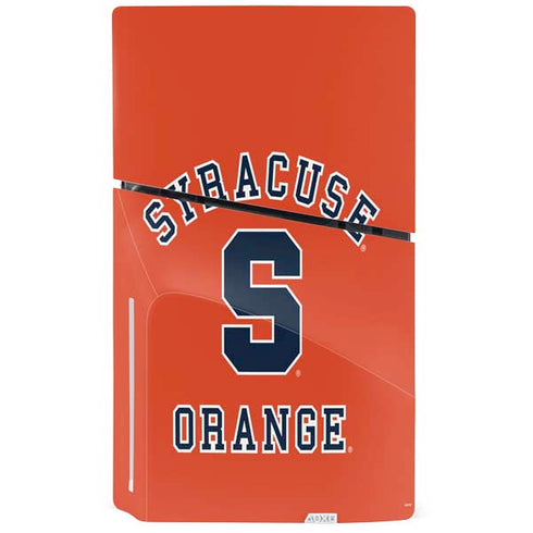Syracuse University Orange Syracuse PS5 Slim Disk Bundle Skin