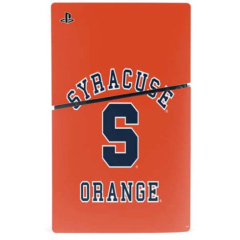 Syracuse University Orange Syracuse PS5 Slim Digital Edition Bundle Skin
