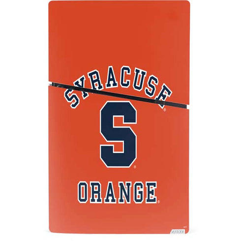 Syracuse University Orange Syracuse PS5 Slim Digital Edition Bundle Skin