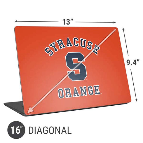 Orange Syracuse Universal Laptop 16in (13 x 9.4in) Skin