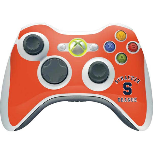 Orange Syracuse Xbox 360 Wireless Controller Skin