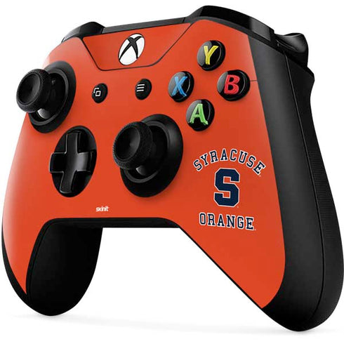 Orange Syracuse Xbox One X Controller Skin
