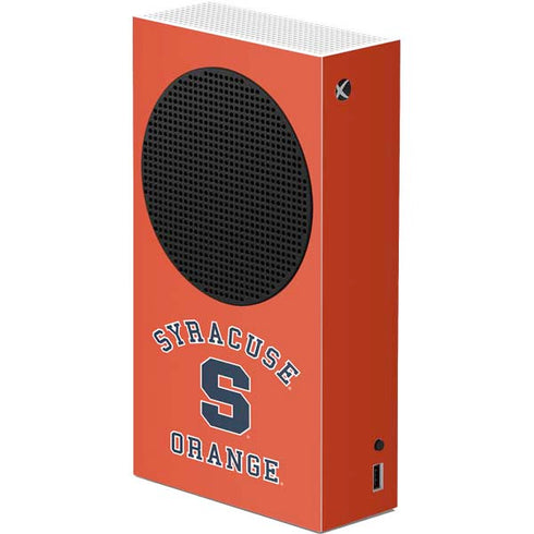 Orange Syracuse Xbox Series S Console Skin